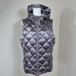Gerry reversible purple hooded Down  Quilted Vest